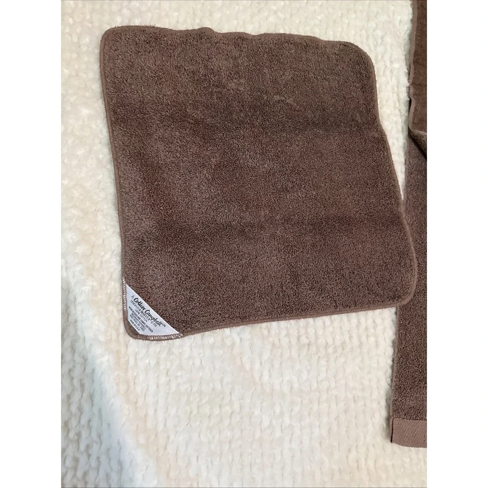 Vintage 1981 Martex Collier Campbell Bath Towel  + Hand Towel Southwestern Aztec